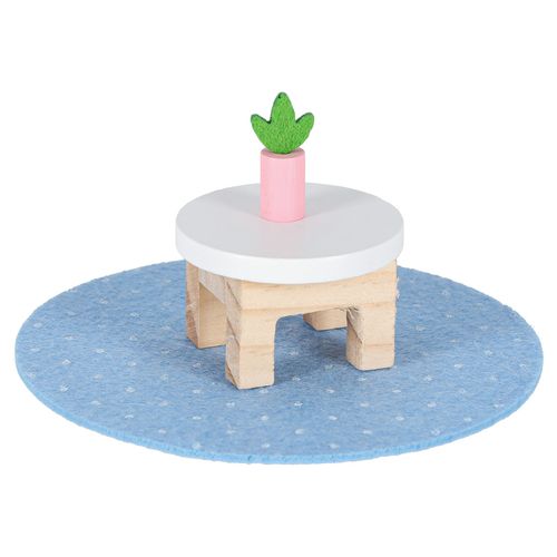 Drewniany Domek dla Lalek w Walizce Figurki Mebelki Piesek Kotek Zestaw na Arena.pl