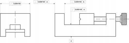 Profesjonalne imadło kontrolne precyzyjne szlifierskie stalowe 100x125 na Arena.pl