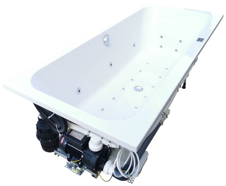 Wanna z hydromasażem prostokątna VESSA DUO 180x80 jacuzzi spa Polska zdjęcie 10