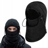 KOMINIARKA ZIMOWA CIEPŁA MĘSKA POLAROWA ROBOCZA DZIANINA POLAR CZARNA