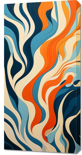 Obraz 50x100cm Oceaniczne Fale zdjęcie 1