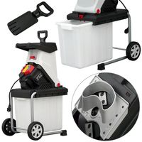 ROZDRABNIACZ DO GAŁĘZI NAC SHE 250B-BOX-G 2500 W NOŻOWY + POJEMNIK