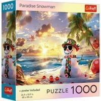 puzzle 1000 usa collection paradise snowman 99292