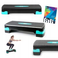 STEP do ĆWICZEŃ FITNESS AEROBIKU 2 STOPNIE Trener Równowagi STOPIEŃ PODEST