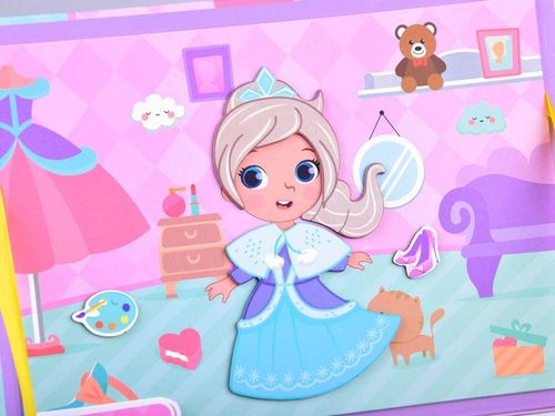 Książka układanka magnetyczna Lalka ubrania na Arena.pl