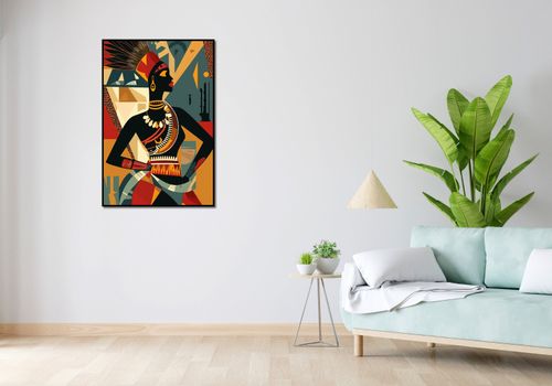 Plakat 68x101cm Afrykańska Mozaika na Arena.pl