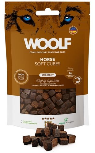 Woolf Soft Cubes Monoprotein Horse 100g na Arena.pl
