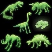 puzzle fluorescyjne dinozaury