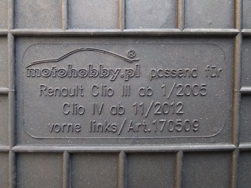 Renault Clio III 05-12 DYWANIKI GUMOWE DEDYKOWANE na Arena.pl