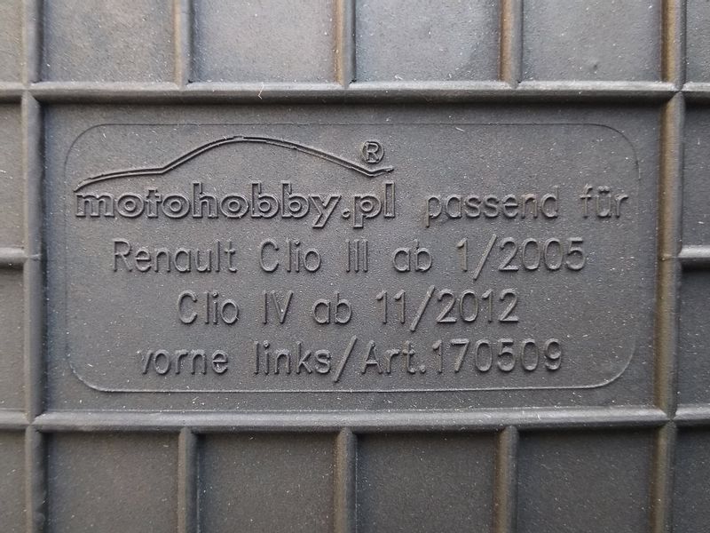 Renault Clio III 05-12 DYWANIKI GUMOWE DEDYKOWANE zdjęcie 2