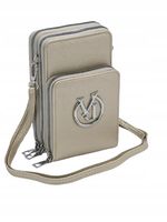 Victoria J - torebka rowerówka portfel etui na telefon złoty groszek VJ2005