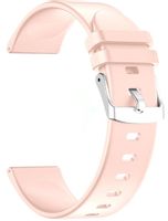Pasek silikonowy do Smartwatcha 22 mm RÓŻOWY RNCE40 SW010 KW19 PS1D