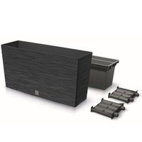 Doniczka skrzynka balkonowa 77x23,5x40,6cm cm antracytowy