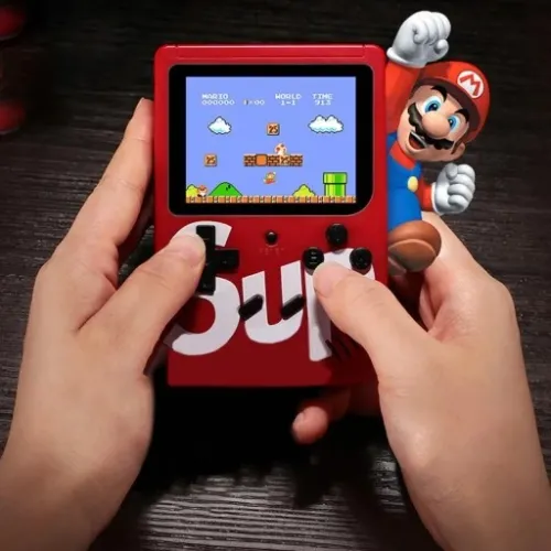 PRZENOŚNA MINI KONSOLA RETRO 400 GIER GAMEBOY GRA na Arena.pl