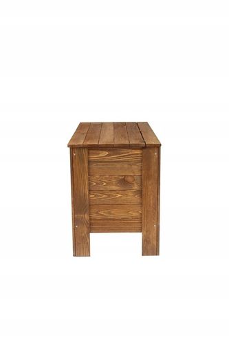 Skrzynia sosnowa skrzynia ogrodowa kufer na zabawki siedzisko pojemnik EKO na Arena.pl