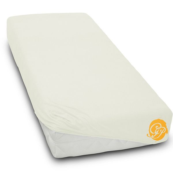 Prześcieradło frotte 120x200cm ECRU zdjęcie 1