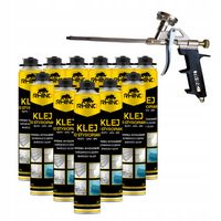 Piano KLEJ DO STYROPIANU EPS XPS 800ml Piana MOCNY WYDAJNY Zestaw