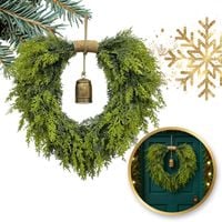 wianek ozdobny na drzwi, stroik, sztuczna choina jak żywa