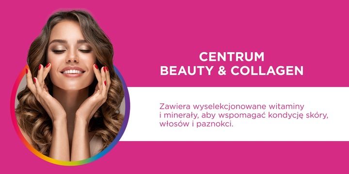 Multiwitamina Centrum Beauty & Collagen z olejkiem z wiesiołka 30 tabletek zdjęcie 4