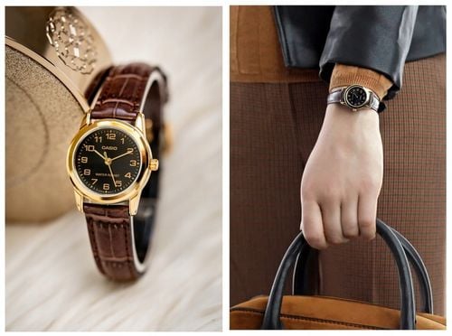 ZEGAREK DAMSKI CASIO LTP-V001L cyfry skórzany + BOX +GRAWER na Arena.pl