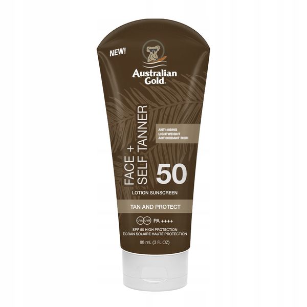 Australian Gold SPF50 Face With Self Tanner 88ml zdjęcie 1