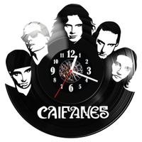 Zegar ścienny z płyty winylowej Caifanes 1371.14