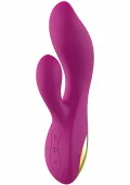 toyjoy freya rumble vibrator silikonowy podwojny silnik fioletowy