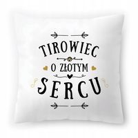 Dla Tirowca Poduszka Na Urodziny Na Prezent Z Nadrukiem Ze Zdjęciem