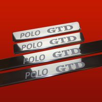 Listwa progowa VW POLO MK5 6R POLO GTD Stal nierdzewna 304 połysk 4szt