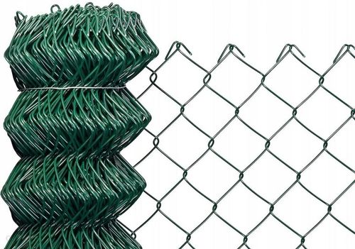 SIATKA OGRODZENIOWA 125 cm OCYNK + PCV ZIELONA drut 3,0 mm rolka 10mb 1,25m na Arena.pl