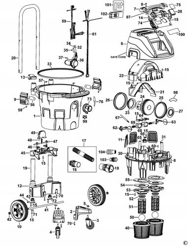 DEWALT 1004772-00 SILNIK DO DWV902L na Arena.pl
