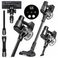 ODKURZACZ BEZPRZEWODOWY PIONOWY BEZWORKOWY ELEKTROSZCZOTKA LED 3W1