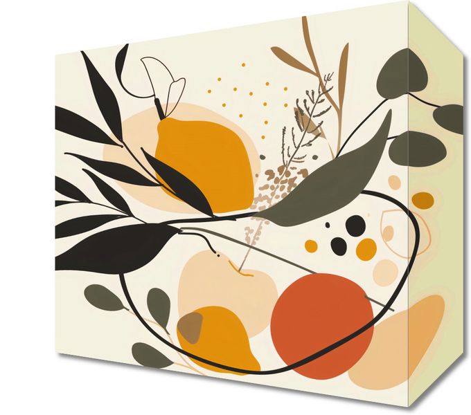 Obraz 20x20cm Botaniczny Wir zdjęcie 1