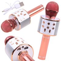 mikrofon bezprzewodowy karaoke głośnik modulacja głosu bluetooth