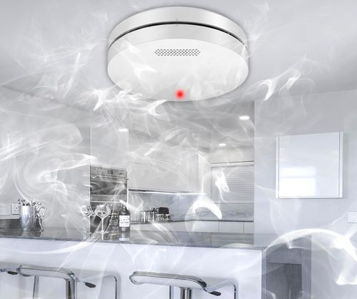 Zestaw 6 czujników dymu XINDUM alarm 85 dB funkcja wyciszenia na Arena.pl