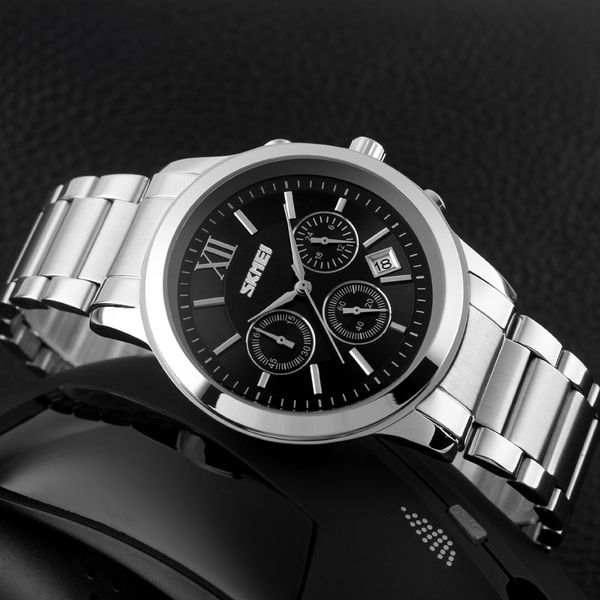 Zegarek Męski Skmei 9097BK + BOX zdjęcie 3
