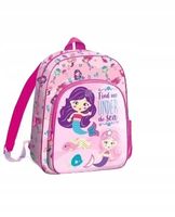 Plecak szkolny wielokomorowy KIDS Odcienie różu