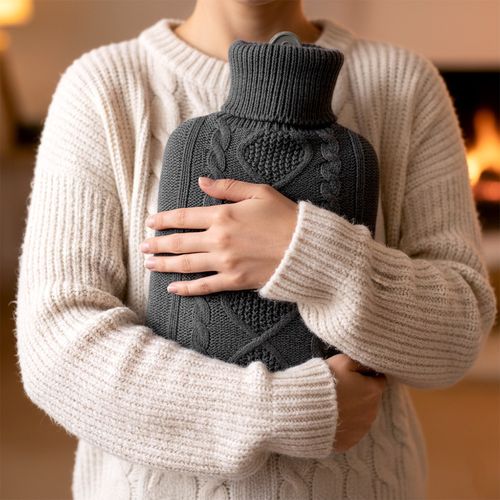 Termofor z pokrowcem szary 2 l na Arena.pl