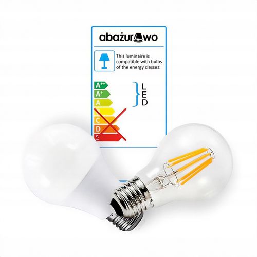 LAMPKA NOCNA STOŁOWA BIURKOWA LAMPA ABAŻUR LOFT E27 LED NOWOCZESNA na Arena.pl