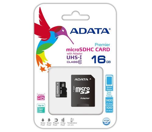 ADATA Premier MICRO SDHC 16GB UHS-1 ADAPTER na Arena.pl