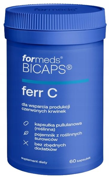 ForMeds BICAPS FERR C 60 kapsułek Żelazo Witamina C zdjęcie 1