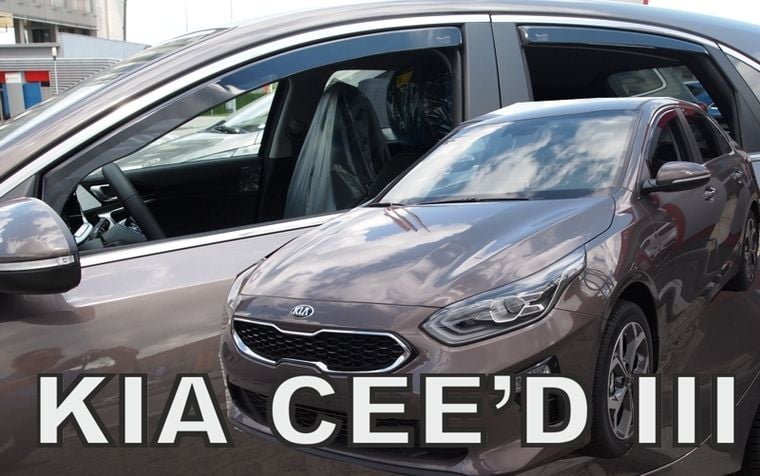 Owiewki Kia CEED III 5d. HTB od 2018r. Z TYŁAMI zdjęcie 2