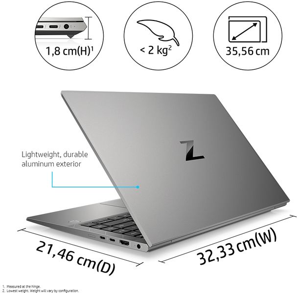 Dotykowy HP ZBook Firefly 14 G8 FullHD IPS Intel Core i7-1185G7 32GB DDR4 512GB SSD NVMe NVIDIA T500 4GB Windows 11 Pro zdjęcie 7