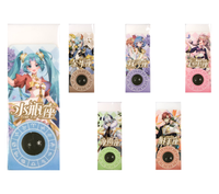 gumka do mazania z przeźroczystym kryształem korean manga flower m&g