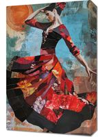 Obraz 40x60cm Taniec Flamenco