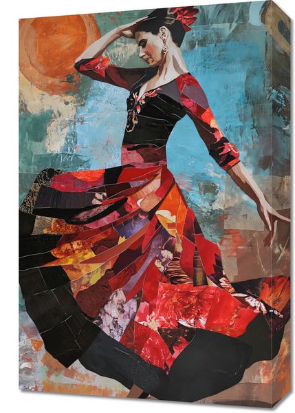 Obraz 40x60cm Taniec Flamenco zdjęcie 1