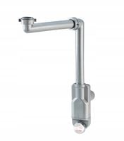 Syfon umywalkowy Lira oszczędzający miejsce 32- 40 ukryty syfon, szary