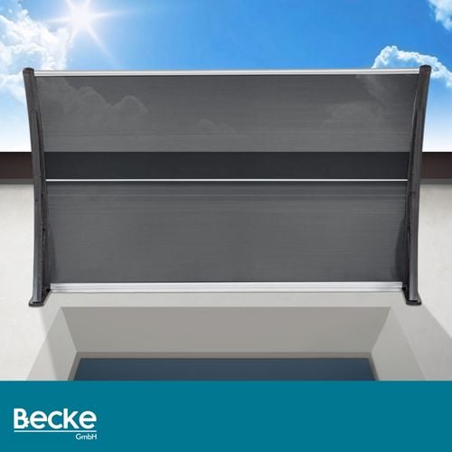 Daszek nad drzwi zadaszenie 150 x 80 cm szary na Arena.pl