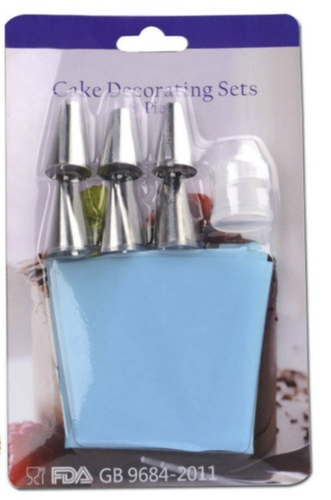 Rękaw cukierniczy silikonowy tylki 8 elementów do dekoracji tortów ciast na Arena.pl