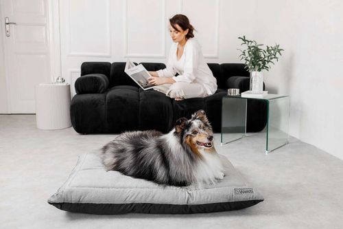PLUSZOWE legowisko dla psa spanie łóżko Welsti duże 100x70 puszyste na Arena.pl